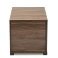 thumbnail image 6 of Baxton Studio Skylar Modern and Contemporary Walnut Brown Finished Cat Litter Box Cover House, 6 of 10