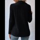 thumbnail image 5 of Cárdigan Ligero, Drapeado y Abierto para Mujer, Prenda Exterior Informal de Punto de Larga. Negro L, 5 of 6