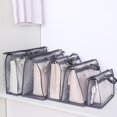 thumbnail image 3 of Sac à Main Transparent Portable pour Femmes Housse Anti-Poussière Sac de Rangement avec Fermeture Éclair pour Protection contre la Poussière et l'Eau Pliable, 3 of 4