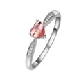 thumbnail image 1 of Superb Heart Shape Morganite and Diamond Engagement Ring in 14k White Gold affordable morganite and diamond engagement ring, 1 of 2