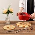 thumbnail image 7 of SKYSONIC Maple Leaves Fall Pot Holders Trivets, 2 Pcs Heat Resistant Trivets,Autumn Vintage Cotton Thread Weave Mats for Hot Pads Pans Pot Bowl Teapot for Kitchen Decor, 7 of 7