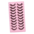 thumbnail image 1 of 10 Pares de Pestañas Rusas Zulema Hecho a Mano Profesional, 1 of 8