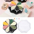 thumbnail image 1 of Petal Shape Ink Pad with 8 Charming Colors Finger Painting for DIY Acid  Non Toxic, 1 of 7