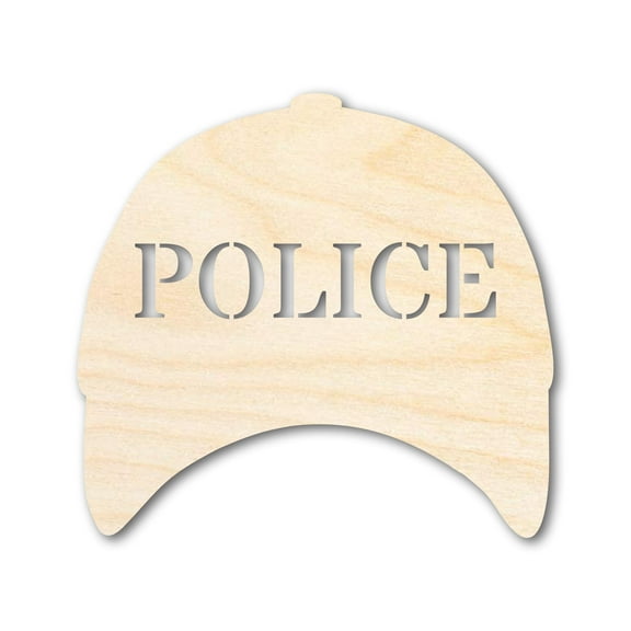 Unfinished Police Cap Shape 10" / 1/4"