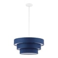 thumbnail image 5 of SAFAVIEH Clelia LED Navy Fabric Pendant Light with Navy Linen Shade, 5 of 8