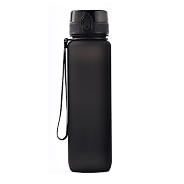 Botella de agua deportiva premium con tapa abatible a prueba de fugas - Plástico ecológico y libre de BPA - Imprescindible para el gimnasio, yoga, correr, actividades al aire libre, ciclismo y camping Vhermosa OTTO-220834-1