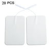 20pcs 9*6cm Self Adhesive Replacement Tens Non-woven Fabric Physical ReusableTENS Unit Patches Electrode Pads for Electric Digital Machine Massagers Health Care Tool