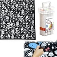 thumbnail image 4 of DIY Coloring Blanket for Adults with 24 Washable Markers, 50x60 Inch Personalized Soft Fuzzy Velvet Blanket for Coloring, Creative Gift for Bed, Couch, Home Decor (A), 4 of 9