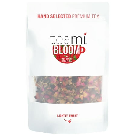 TEAMI ROSE TEA ORGANIC ROSEBUD - Best for Sugary Cravings - Premium with Loose Leaf Flower Buds & 100% Real Fruit Blends - Pineapple and Blueberry - Rich in (Best Fruits To Blend)