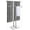 Silver, variant on 40" Standing Towel Rack with Weighted Marble Base, Width Adjustable & Taller Bathroom Towel Rack Stand, 2-Tier Towel Racks for Bathroom, Multiple Spaces Stainless Steel Brushed Finish