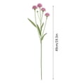 thumbnail image 3 of Artificial Flowers 19.3 Inch Long Stems Fake Silk Flowers for Home Decor Wedding Centerpieces Bouquet Vase Fillers Party Office Garden Decoration Single Pack, 3 of 7