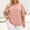 A517 Pink, variant on Womens Plus Size Tops Elegant Ruffle Bell Sleeve Blouses Casual Crewneck Ribbed Crepe Textured Shirts Classic Flowy Peasant Tunics Loose Fit Dressy Work Office Summer Tops
