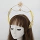 thumbnail image 5 of Diadema de diosa Disfraz de Halloween para mujer Tocado de diosa Hermosa hoja, Sol, Estilo de cadena de cuentas Corona / Diadema / Corona de halo María, 5 of 5