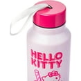 thumbnail image 3 of Silver Buffalo Hello Kitty Kawaii Strawberry Milk Pink Stainless Steel Water Bottle with Strap, 27 Ounces, 3 of 8