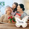 thumbnail image 4 of sunsanly Butterfly Shaped Acrylic Keepsake Plaque Crystal Clear Acrylic Long-Lasting Color Printing Heartfelt Message Plaque for Mother's Day Mom Gifts from Daughter Son, 4 of 8