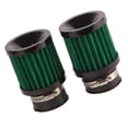 thumbnail image 4 of 2 filtros de aire 28-Filtro de aire de alta eficiencia de 48 mm, universal, para ciclomotores, scooters, ATV y motos de cross de 50 cc, 70 cc, 90 cc y 125 cc, color negro y verde., 4 of 14