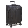 thumbnail image 2 of Dejuno Twilight Lightweight Nylon 3-Piece Spinner Luggage Set - Black, 2 of 6