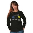 thumbnail image 3 of Scored In 80s Pac Man Video Game Sweatshirt for Men or Women Brisco Brands S, 3 of 6