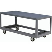 Global Industrial Mobile Steel Work Table 48 x 24 x 30"" 1 Shelf