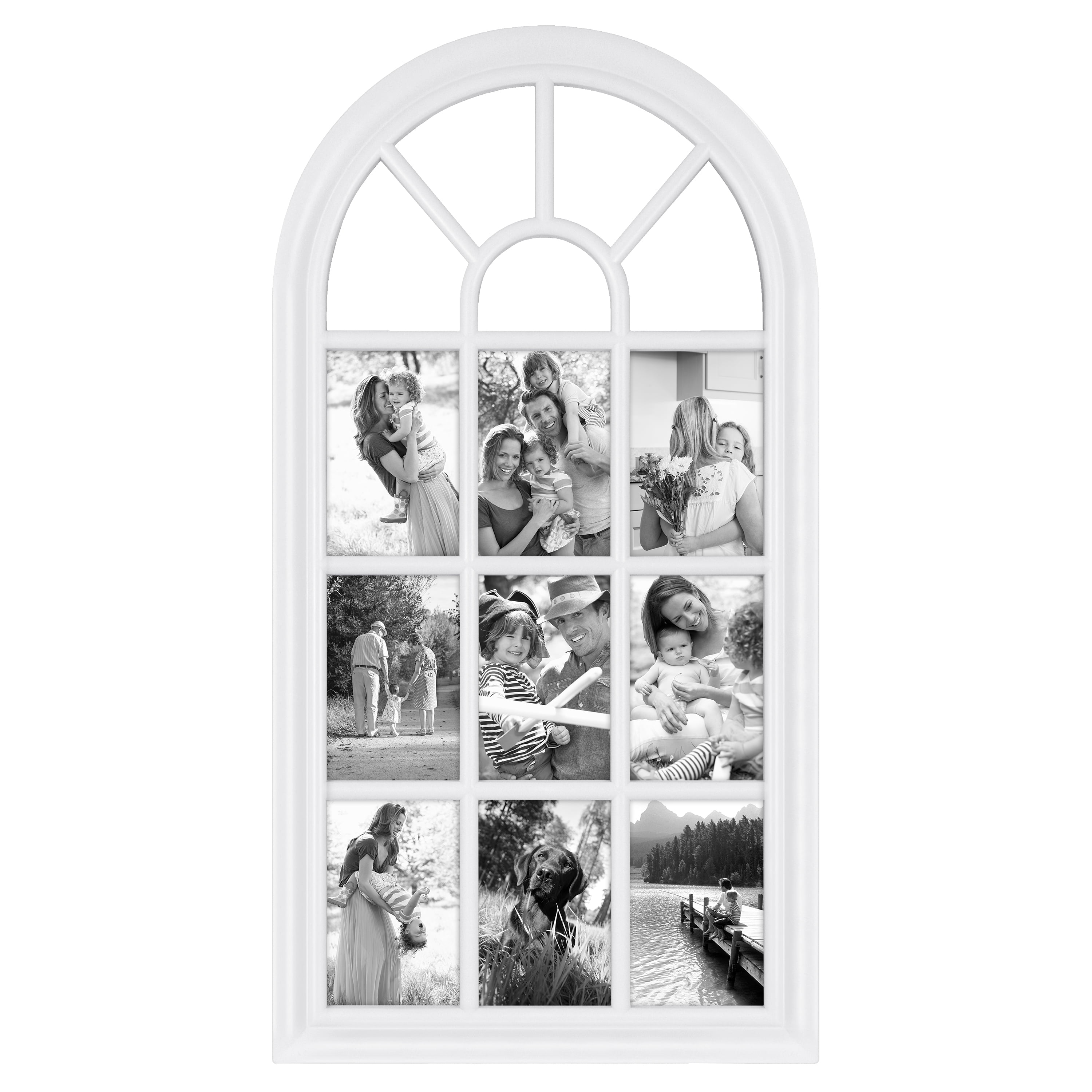 malden window collage 4 openings white picture frame