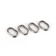 thumbnail image 2 of Anillos divididos de pesca, 100 piezas kit de anillos divididos de acero inoxidable anillos partidos ovalados de gran resistencia conector de aparej de pesa de carpa a presión, 2 of 8