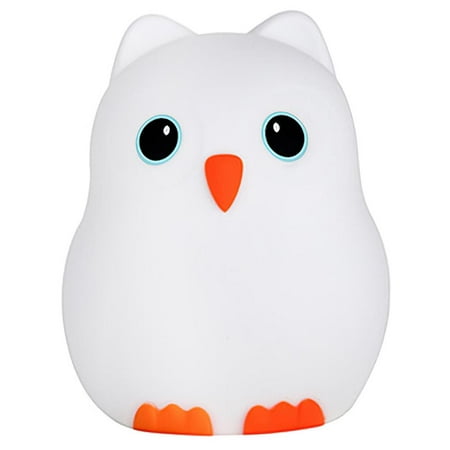 

LED Silicone Touching Sensor Lamp Cute Lamp Controlling Bird Shape Remote Lamp 7 Lamp Colors Lamp 1200mAh Sleeping Light Rechargeable Bedside Pat Night