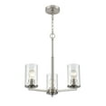 thumbnail image 2 of 2713-BN Millennium Lighting Verlana - 3 Light Chandelier-21.25 Inch Tall and 19 Inch Wide     -Traditional Installation, 2 of 7