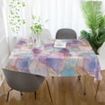 thumbnail image 3 of Yayeee Tablecloths 54" x 54" Rectangle Wrinkle Resistant Party Table Cover, Watercolor Marble Pattern, 3 of 8