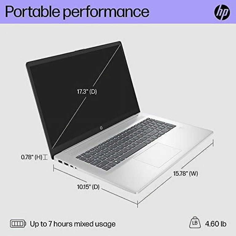【お手頃価格❗即戦力❗薄型❗】 HP Core i5 8GB SSD256GB HP 17.3-inch Laptop, 11th Generation Intel Core i5-1135G7, Intel