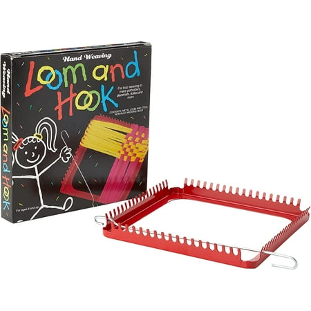 UPC: 0011169204130 | Deluxe Hand Weaving Loom & Hook- Pk 2 Wool Novelty