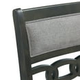 thumbnail image 5 of Counter Height Chairs Set Gray - 2 Modern Dining Room Side Chairs Rustic Style, 5 of 5