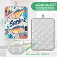 thumbnail image 6 of Yayeee Pot Holders Kitchen Heat Resistant with Pocket 7"x9.8" Cotton Oven Cooking Hot Pads, Yellow Sardines Pattern, 6 of 7