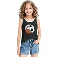 thumbnail image 5 of BLTIBY 2025 Girls Boys Tank Top Summer Sleeveless Funny T Shirt for Teen Toddler Infant Round Neck Printed Casual Fashion Vest Blouse Black 8-9 Years, 5 of 6