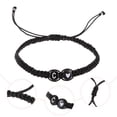 thumbnail image 4 of KAKOWELY Pulseras con iniciales, pulsera trenzada ajustable, pulseras de amistad para parejas, 4 of 5