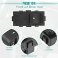 thumbnail image 6 of Unique Bargains Front Left Driver Side Master Power Window Switch Fit for Chevrolet Avalanche 2007-2013 Black, 6 of 7