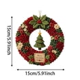 thumbnail image 3 of Christmas 3D Fabric Poke Wreath DIY Kit, Christmas Wreath DIY Kit for Adults Teens, Christmas Decorations (Christmas Tree), 3 of 7