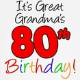 thumbnail image 3 of CafePress - Great Grandma's 80Th Birthday Toddler T Shirt - Cute Toddler T-Shirt, 100% Cotton, 3 of 4