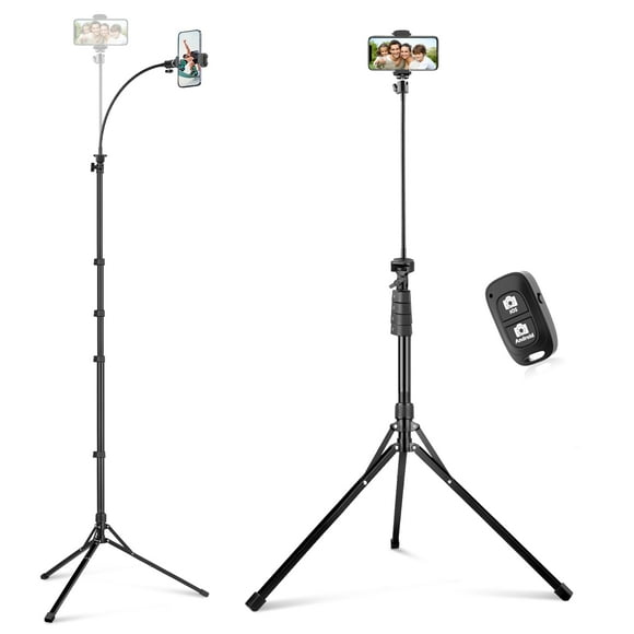 Trípode para teléfono Sensyne 92 con palo para selfies, 42 cm, flexible