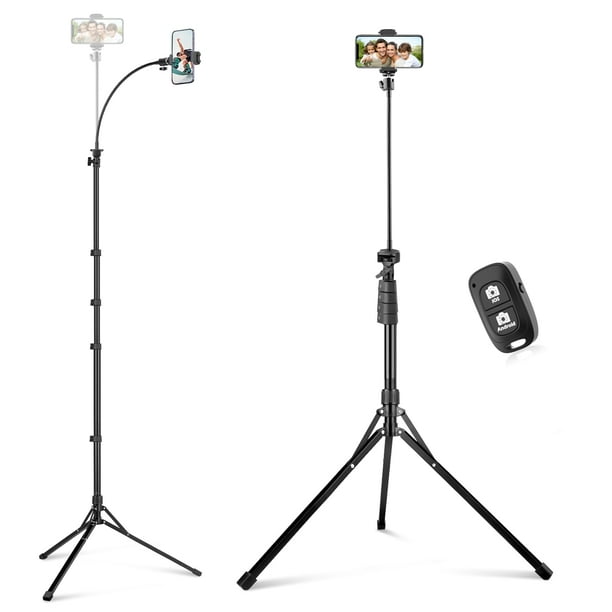 Trípode para teléfono Sensyne 92 con palo para selfies, 42 cm, flexible