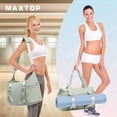 thumbnail image 2 of Bolsa de viaje MAXTOP 47 x 34 x 20 cm con bolsillo para zapatos, color verde, 2 of 7
