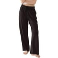 thumbnail image 3 of Womens Pajama Pants Lightweight Casual Comfy Lounge Pants Sleepwear Loungewear PJs Bottoms 2025 Black XXL, 3 of 4