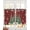 Red Black, variant on Grey Christmas Tree Sheer Curtains 39 Inch Length 2 Panels Set for Living Room/Bedroom, Snowflake Tree Xmas Kitchen Curtains Grommet Semi-Sheer Curtains Drapes Voile Window Treatments 27.5"x39"x2
