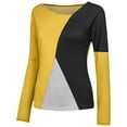 thumbnail image 4 of Pompotops Blouse Femme Col Rond Manches Longues Grande Taille Facile, 4 of 5