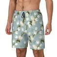 thumbnail image 1 of Fotbe Tulips Flowers Traje de Baño para Hombre – Shorts de Natación de Secado Rápido con Forro y Bolsillos-X-Large, 1 of 6
