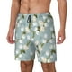 thumbnail image 1 of Balery Tulips Flowers Bañador para hombre, shorts de playa de secado rápido con entrepierna y forro de compresión-XX-Large, 1 of 6