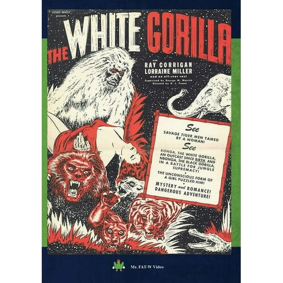 The White Gorilla (DVD), Mr Fat - w Video, Action & Adventure