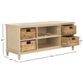 thumbnail image 3 of SAFAVIEH Rooney Farmhouse Entertainment Unit, Natural (47.2 in. W x 15.7 in. D x 20.1 in. H), 3 of 15