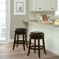thumbnail image 2 of Hillsdale Furniture Tillman Wood Backless Counter Height Swivel Stool, Brown Cherry, 2 of 13