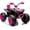 Pink, variant on Geetinfly 24V Kids Electric ATV 2 Seater 4-Wheeler, 800W Dual Motor Ride-On with Remote/Bluetooth/MP3/USB, Spring Suspension & Safety Knee Pads, 7Ah Battery - Pink