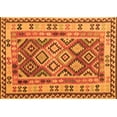thumbnail image 1 of Ahgly Company Indoor Rectangle Southwestern Orange Country Area Rugs, 5' x 7', 1 of 1